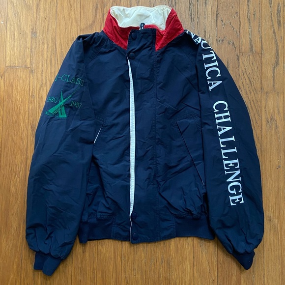 Nautica Other - VINTAGE NAUTICA SAILING GEAR JACKET SIZE XL GOOD CONDITION MINOR DISCOLORATION